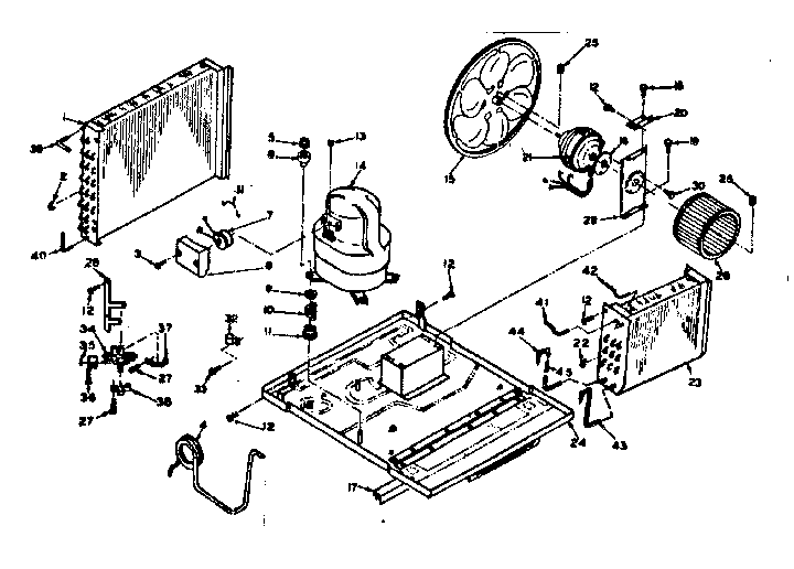 Kenmore 10667290 unit parts diagram