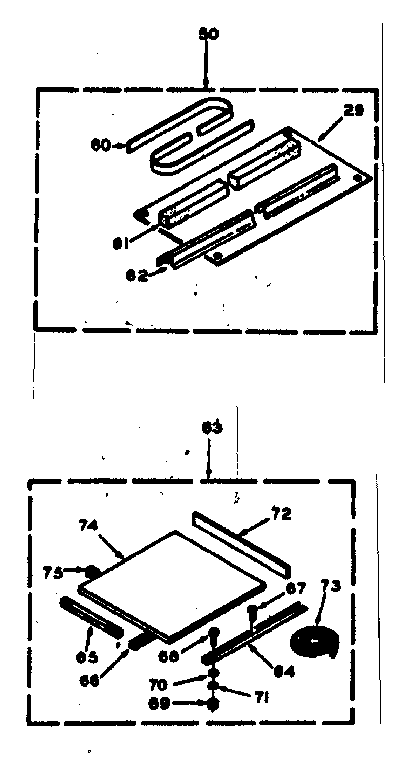 Kenmore 10667830 accessory kit parts diagram