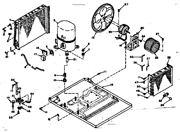 Kenmore 10667830 unit parts diagram