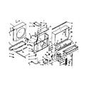 Kenmore 10667910 air flow parts diagram