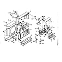 Kenmore 10668210 air flow parts diagram
