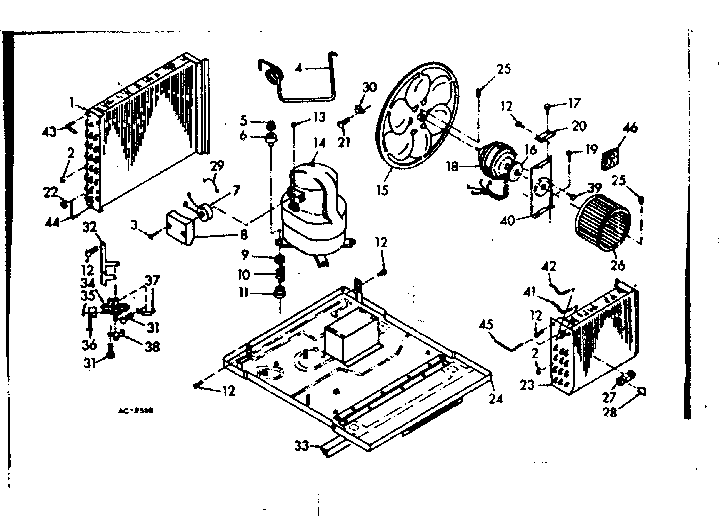 Kenmore 10668210 unit parts diagram