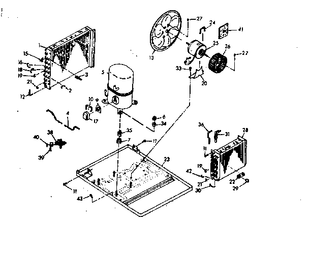 Kenmore 10668920 unit parts diagram