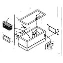 Kenmore 198617411 cabinet parts diagram