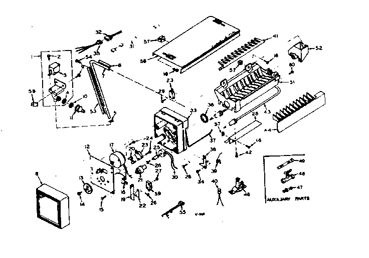 Kenmore 198617690 icemaker parts diagram