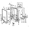 Kenmore 58771230 tub details diagram