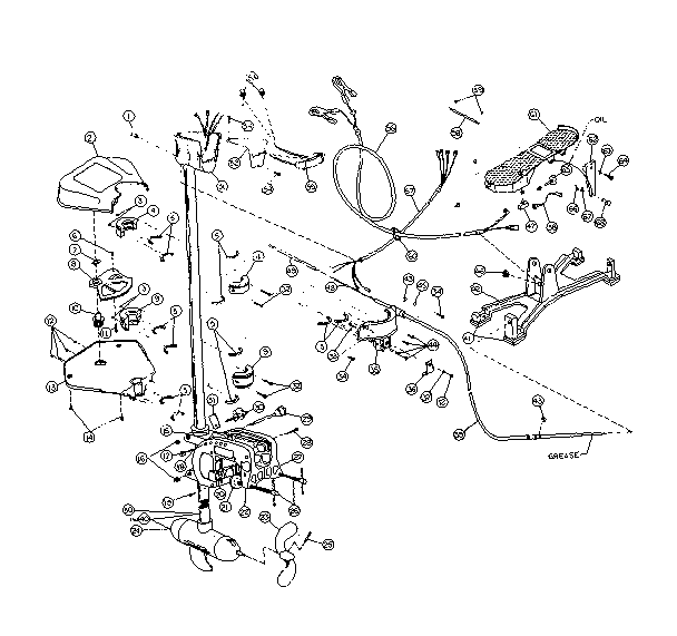 Sears 57559020 electric motor diagram