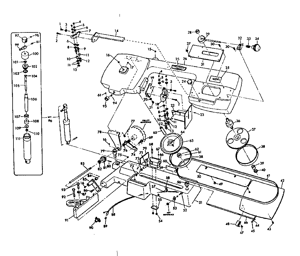 Craftsman 10122950 unit diagram