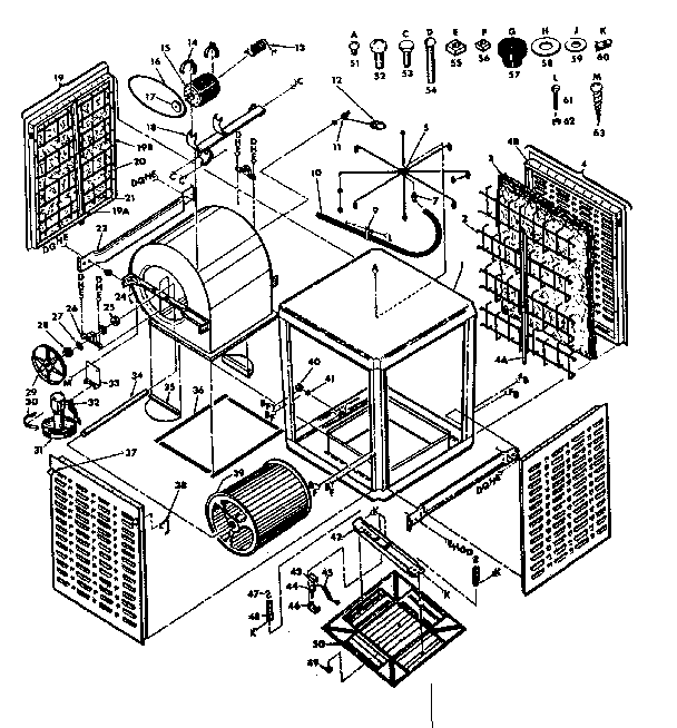 Kenmore 5656139 functional replacement parts diagram