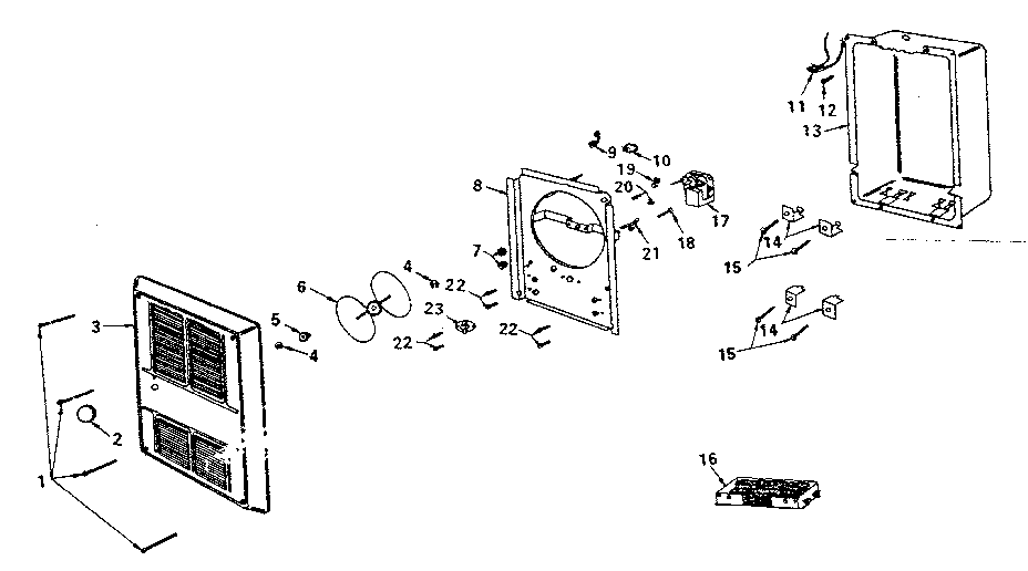 Kenmore 34958180 replacement parts diagram