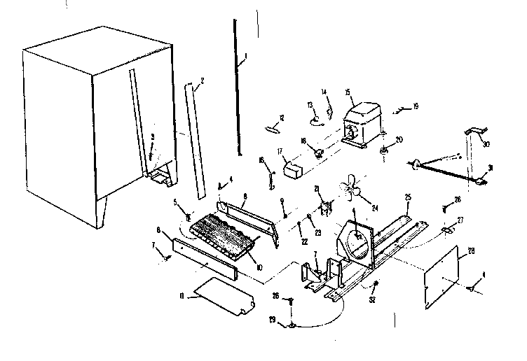 Kenmore 757625020 unit diagram