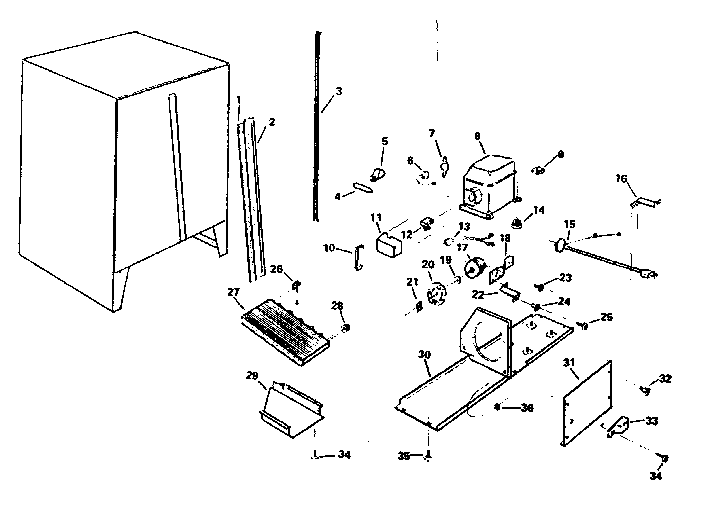 Kenmore 757629020 unit diagram