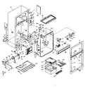 Kenmore 106W16DL cabinet parts diagram