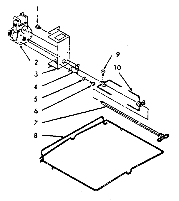 Kenmore 1033246700 optional rotisserie diagram
