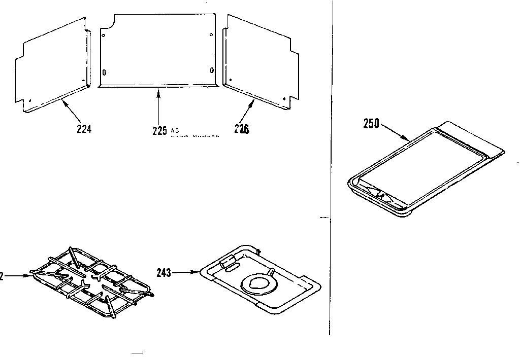 Kenmore 1197686860 optional removable liner kit diagram