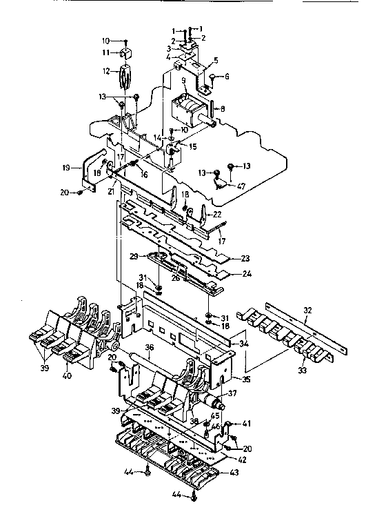 LXI 56453055050 lever mechanism diagram