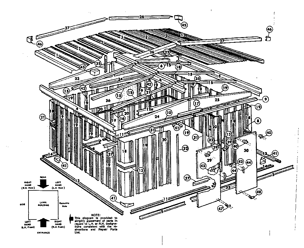 Sears 696600591 replacement parts diagram