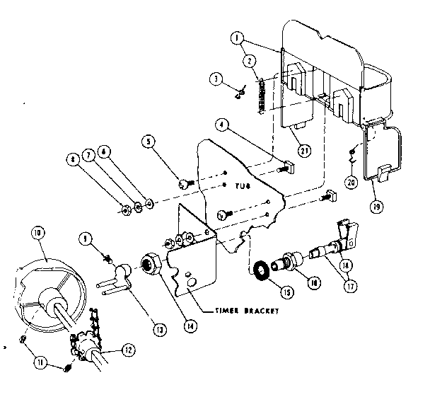 Kenmore 58765510 detergent cup details diagram