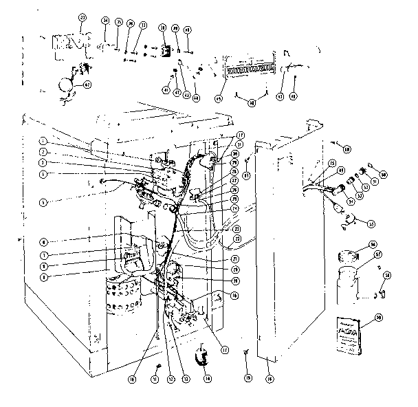 Kenmore 58765500 frame and tub details diagram