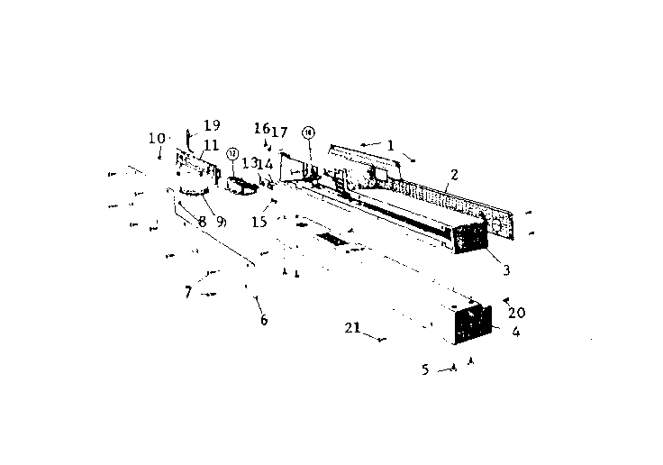 Sears 58764450 control box details diagram