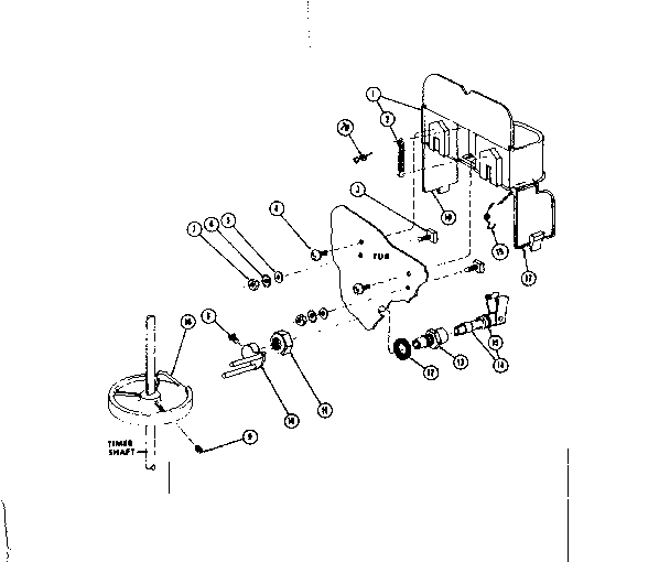 Sears 58764450 detergent cup details diagram