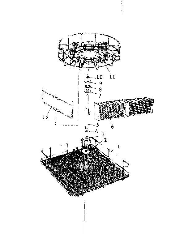Sears 58764450 rack assemblies diagram