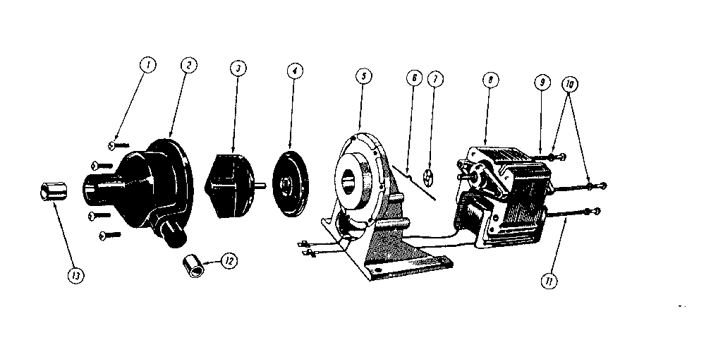 Kenmore 58764700 pump and motor assembly diagram
