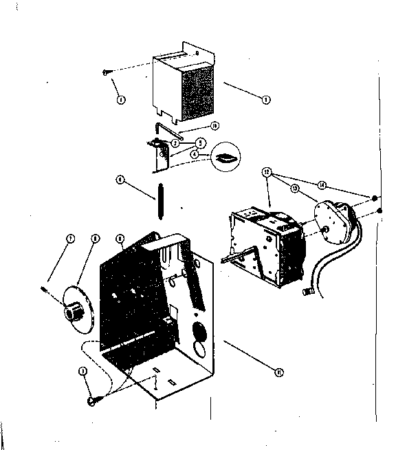 Kenmore 58764730 timer & bracket assembly diagram