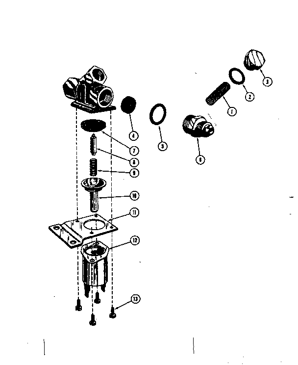 Kenmore 58764730 water inlet valve assembly diagram