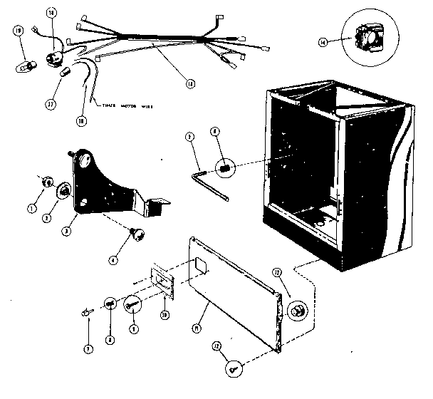 Kenmore 58764730 frame and access panel assemblies diagram