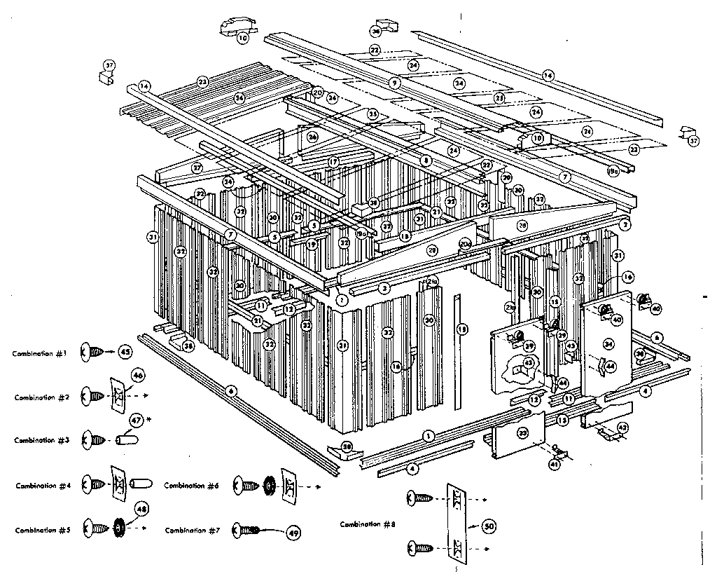 Sears 69660159 replacement parts diagram