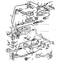 Kenmore 1037805004 burner section diagram