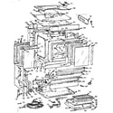 Kenmore 1037805004 body section diagram