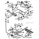 Kenmore 1037747120 lower burner section diagram