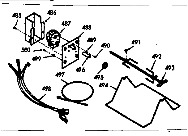 Kenmore 1037747140 catalytic oven liner kits diagram