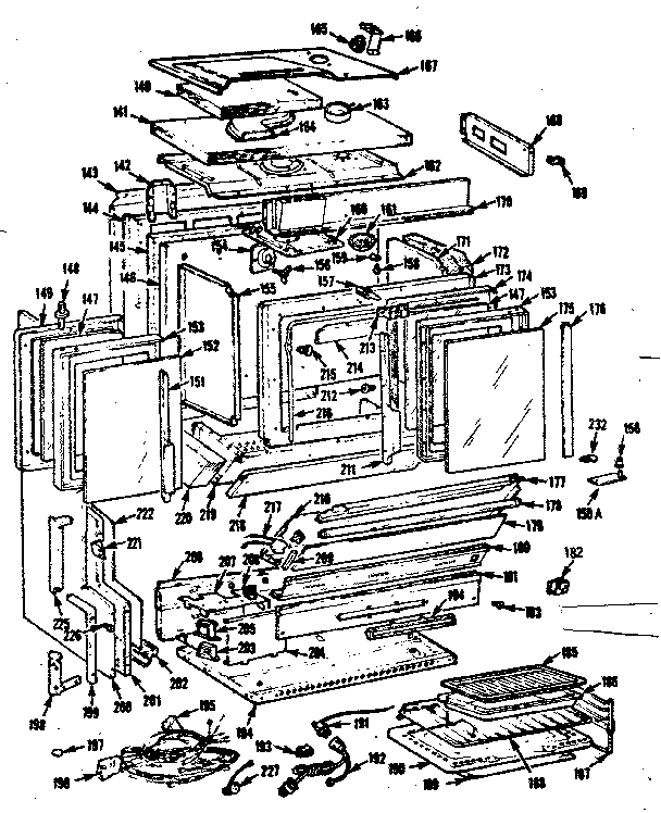 Kenmore 1037886690 upper oven section diagram