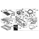 Kenmore 2582373680 optional accessories diagram