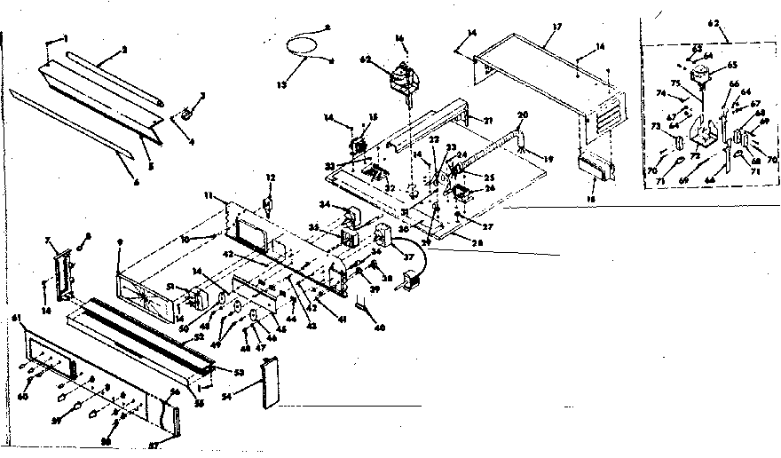Kenmore 8504277200 control section diagram