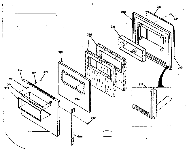Kenmore 8504277200 lower porcelain door diagram