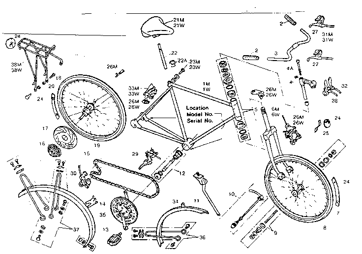 Sears 365473430 unit parts diagram