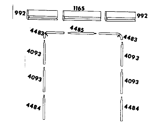 Sears 308772620 frame assembly diagram