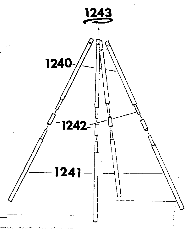 Sears 308774030 frame assembly diagram