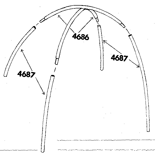 Sears 308774060 frame assembly diagram