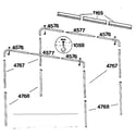 Sears 308776630 frame assembly diagram