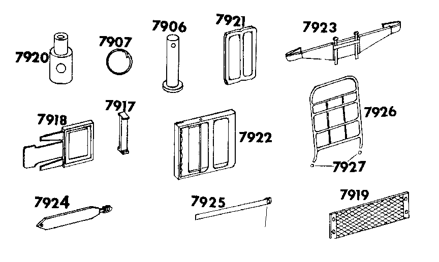 Sears 308790090 unit parts diagram