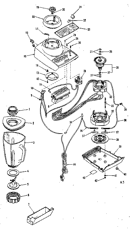 Kenmore 400829501 replacement parts diagram