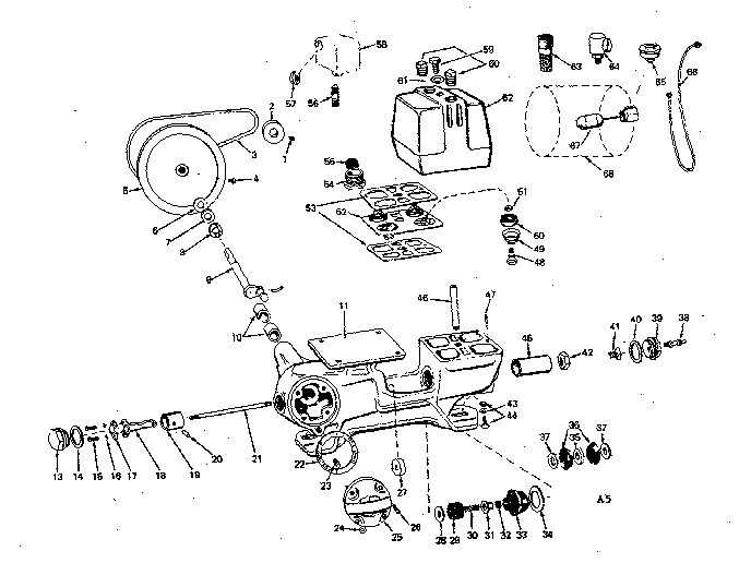Craftsman 259292500 replacement parts diagram