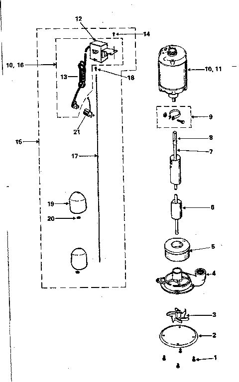 Craftsman 25930147 replacement parts diagram