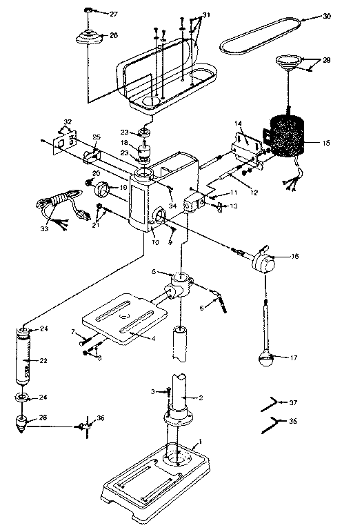 Craftsman 351226140 unit parts diagram
