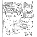 Kenmore 1037846740 upper body section diagram